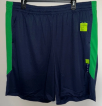 Dry Tek Gear Shorts Men 2X Big and Tall Moisture Wicking Pockets Blue  1... - £11.08 GBP