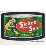  1973/4/ 5th S TOPPS WACKY PACKAGE STICKER SICKEN OF THE SEA - $35.76 MXN