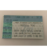Jerry Garcia 1 Of Last  Shows Grateful Dead ticket stub  7/2/95 Deer Creek IN MC - $47.01