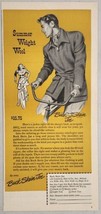 1947 Print Ad Buck Skein Joe Men's Summer Wool Jackets Bicycles New York,NY - $15.79