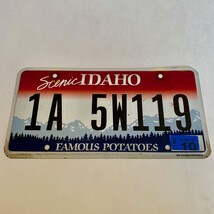 2013 United States Idaho Ada County Passenger License Plate 1A 5W119 - $11.87