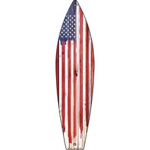 Painted American Flag Novelty Surfboard SB-164 - £19.48 GBP