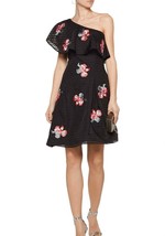 Sachin & Babi anita embroidery one shoulder dress size 4 - $5,920.49 MXN