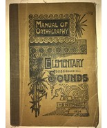 Manual of Orthography Elementary Sounds Pattengill Paperback 1924 Homesc... - €13,07 EUR