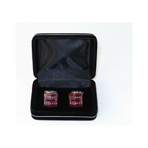 Mens Cufflinks by Vitorofolo for French Cuff Shirt V39-1 silver Plated,Stoned image 2