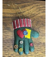 Vintage Ceramic Christmas Mitten Ornament Glove Holiday 3.5” - $14.00