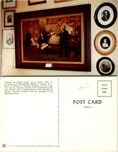 New York(NY) Auburn Signing Alaska Treaty Seward House Painting Vintage Postcard - £7.56 GBP