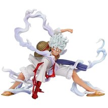 Anime One Piece Figure Monkey D. Luffy Gear 5 Sun God Nika Figures Toy - £13.54 GBP