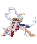 Anime One Piece Figure Monkey D. Luffy Gear 5 Sun God Nika Figures Toy - £13.33 GBP