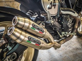 GPR Exhaust Ducati Scrambler 800 2017-20 e4 Deeptone Inox DB Killer Dual SlipOn - $862.72