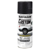Rugged Black Custom Premium Lacquer spraY Paint metal plastic Rust-Oleum... - $699.26 MXN