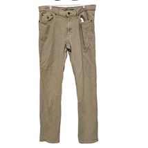 U.S. Polo Assn Tan Slim Straight Jeans W34 L32 Neutral Clean Preppy Core... - $9.99