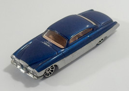 Hot Wheels Fish’d &amp; Chip’d Custom Jaguar 2002 Blue Silver Diecast Car 1:64 - $2.47