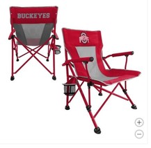 Ohio State Buckeyes Hard Arm Chair Red Gray NCAA Tailgating Camping Cup ... - $1,854.00 MXN
