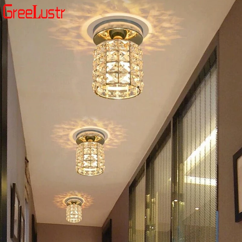 Minimalist Crystal Ceiling Lamp 5W LED Stair Aisle Cristal Lights Luminarias for - $257.95