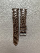 Brown Genuine Lizard Leather Watch Strap Band Custom Size 16 17 18 19 20... - $45.00