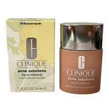 Clinique Acne Solutions Liquid Makeup Foundation CN62 Porcelain Beige 1 ... - $25.74