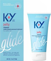 K-Y Jelly Classic Glide Water-Based Personal Lubricant 4 oz – Smooth &amp; Gentle - $13.99