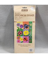 Michaels&#39; Exclusive Spring Decorative Stitchwork Banner Indoor/Outdoor 2... - $13.55