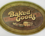 Vintage 70&#39;s Baked Goods Pie Bread Metal Tray Pentron Industries Lovin&#39; ... - £15.72 GBP