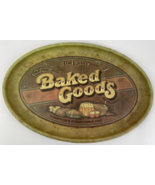 Vintage 70&#39;s Baked Goods Pie Bread Metal Tray Pentron Industries Lovin&#39; ... - £15.67 GBP