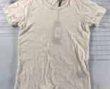 Jenni Kayne T Shirt Dress Women Extra Small Cream Short Sleeve Slim Fit ... - $148.49