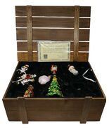 Thomas Pacconi 2003 Classics Blown Glass Christmas Ornaments in Wood Crate - $53.89