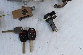 04 Honda Accord v6 ATX ECU ECM Ignition Switch Immo Glove Trunk Door Lock & Key image 3