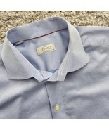 Eton Dress Shirt Mens 16 (41) Blue Contemporary Long Sleeve Button Up Of... - £31.77 GBP