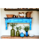 Rustic Farmhouse Charm Handcrafted Wooden Shelf Shabby Chic Inspired Kit... - £99.93 GBP+