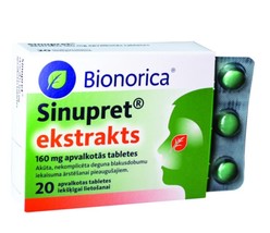 Sinupret extract, 20 tablets - $37.34