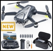 Holyton HT50 GPS Drone 4K Adjustable UHD Camera Brushless Motors Follow Me RTF - £95.53 GBP