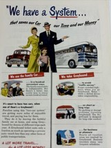 1953 Greyhound Bus Line print ad and Horseback riding Golf in North Carolina - £8.46 GBP