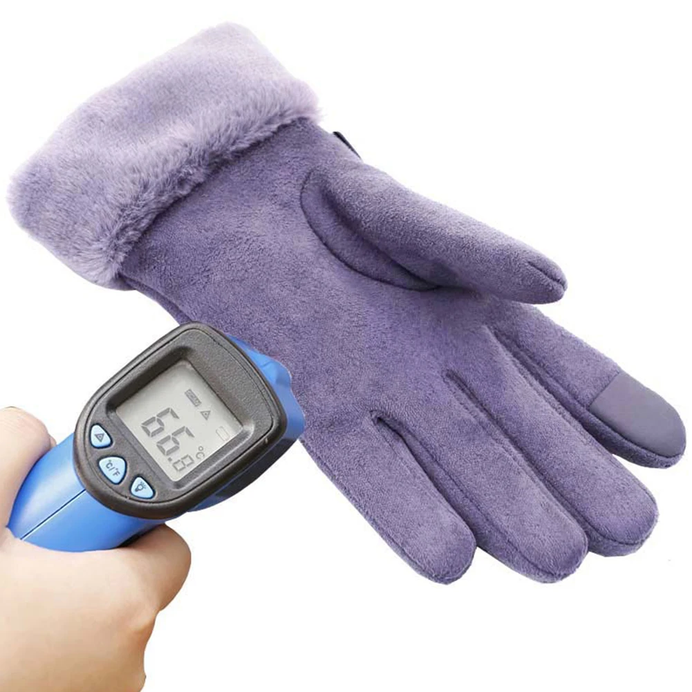 Winter Thermal Cycling Gloves 3 Gear Adjustment Heating Thermal Gloves Windproof - £18.28 GBP