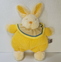 Studio 33 Bean Plush Yellow Bunny Rabbit Sweater Pajamas Floppy Soft - EUC! - £8.10 GBP