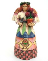 Jim Shore Angel with Potted Plant 7&quot; Figurine 2002 Angel of Persistence - £14.53 GBP