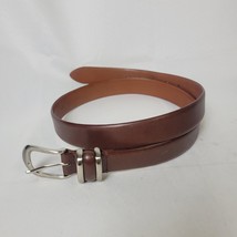 Roundtree &amp; Yorke Men&#39;s Dress Belt Brown Italian Full Grain Cowhide size... - $19.79