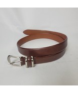 Roundtree &amp; Yorke Men&#39;s Dress Belt Brown Italian Full Grain Cowhide size... - $27.06 CAD