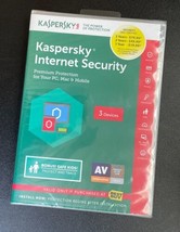 Kaspersky Internet Security 2016 - 3 Devices 1 Year - PC, Mac &amp; Mobile - New - £7.99 GBP