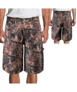 Men&#39;s Baggy Fit Premium Cotton Camo Carpenter Denim Jean Shorts MADE IN USA - $1,069.55 MXN