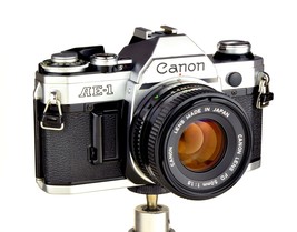 Canon AE-1 + FD 50mm f/1.8N Standard Prime Lens 35mm SLR Camera Good 4 Students  - £179.66 GBP
