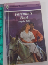 fortune&#39;s fool by angela wells harlequin novel fiction paperback good - £3.79 GBP