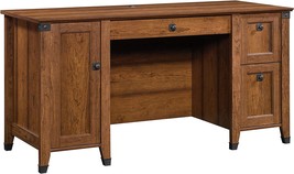 Washington Cherry Finish Sauder Carson Forge Computer Desk. - £371.97 GBP