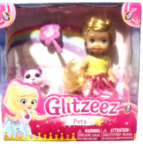 Glitzeez Doll Blonde Hair and Pet Puppy 4 in NIB Toys 4 in - $13.95