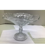 Beautiful Large Vintage Compote ￼Candy Crystal Storage￼ - $465.60 MXN