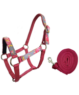 Patterned Nylon Mini Horse Halters with Matching 7’ Lead - €37,94 EUR