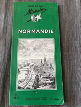 1963 Michelin Normandie France French Guide - £37.19 GBP