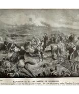 1914 Napoleon III Battle of Solferino in 1859 Print Art Antique Military... - $550.13 MXN
