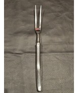 VINTAGE NASCO  stainless steel serving Fork  MADE IN JAPAN  TWO PRONG HEAVY - $486.88 MXN
