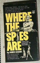 WHERE THE SPIES ARE by James Leasor (1966) Signet film paperback 1st - $13.85